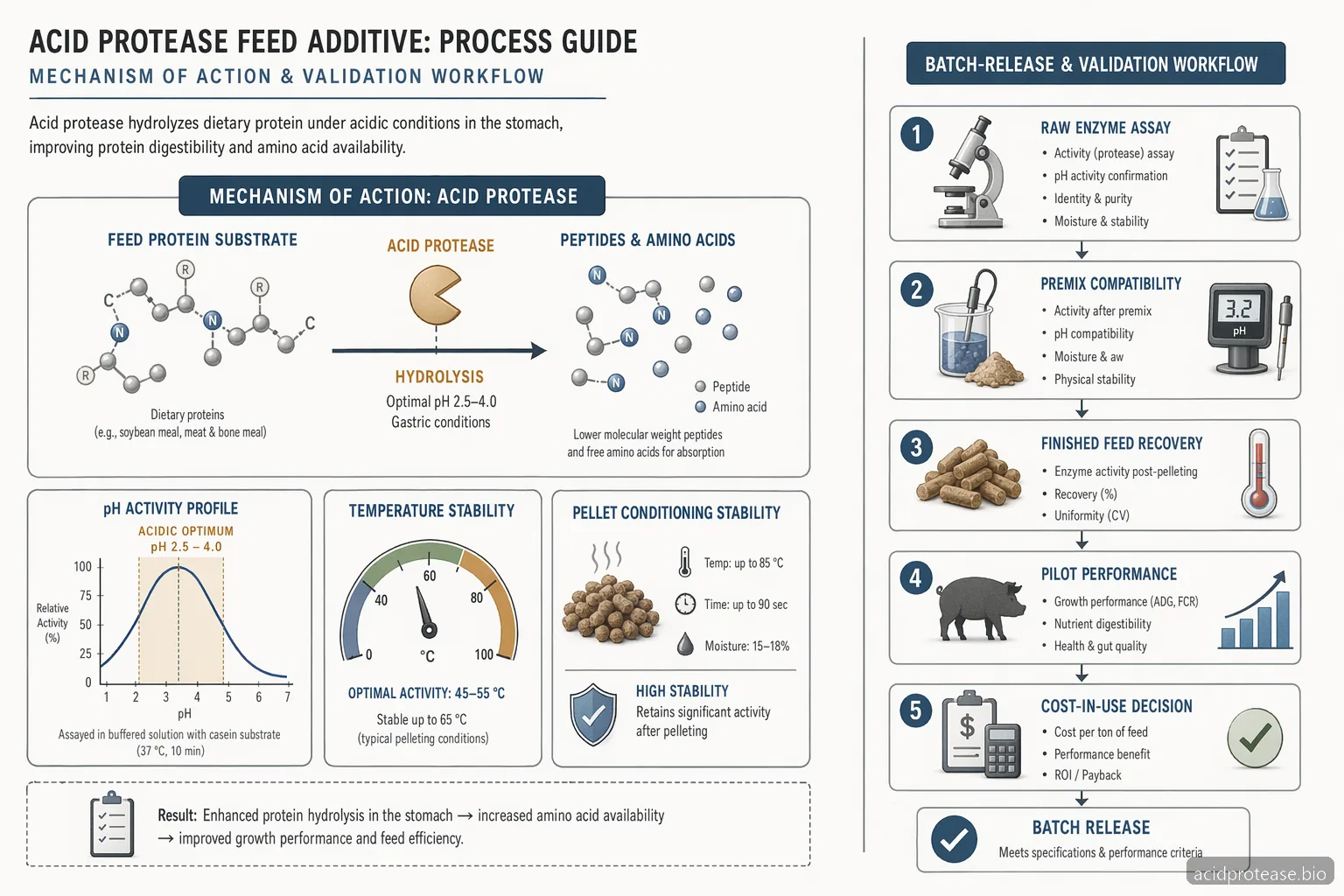 Acid Protease Feed Additive Market: Process Guide — process diagram